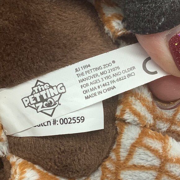 The Petting Zoo Plush Sea Squid Toy 18" Ocean Brown Orange Soft Cuddle Buddy - Picture 3 of 6